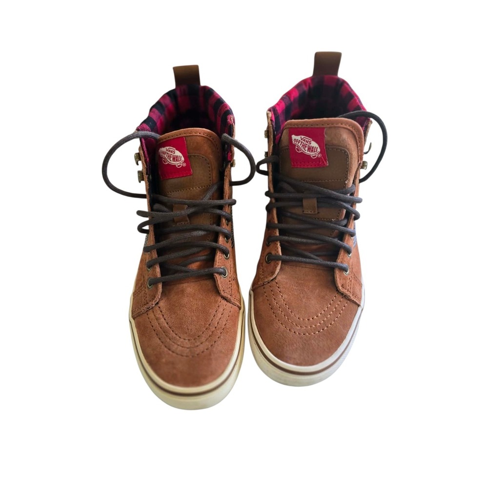 Vans Mte High Shoes Mens Size 8 Womens 9.5 Glazed Ginger Boots Brown - Picture 5 of 8